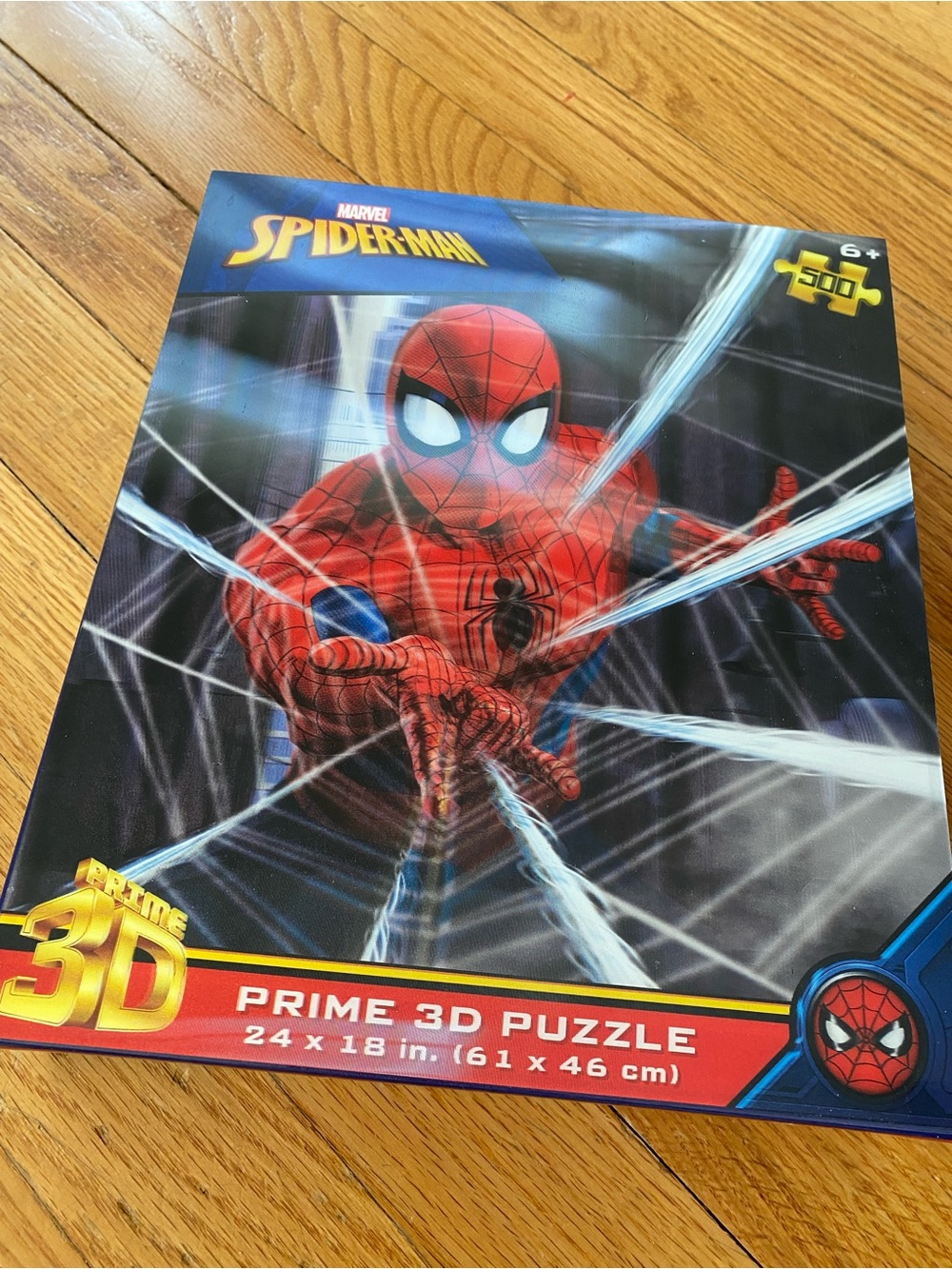 Prime 3D Puzzle - Red Spider-Man Design